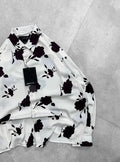 Midnight Flora Relaxed Button-Down Viscose Shirt